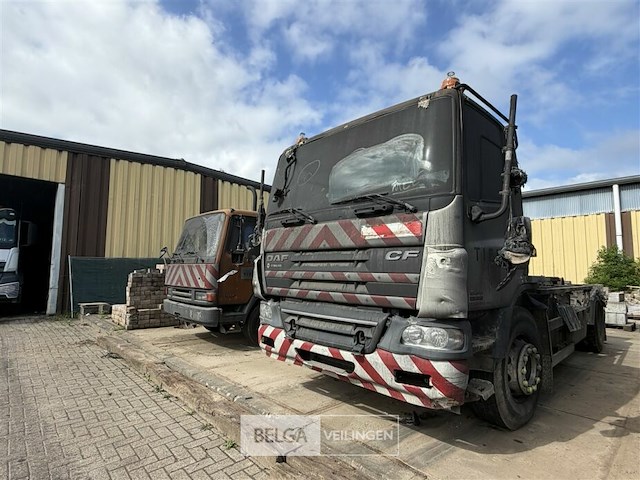 Daf cf75 vrachtwagen met containersysteem – brand-, rook- en/of waterschade - afbeelding 12 van  29