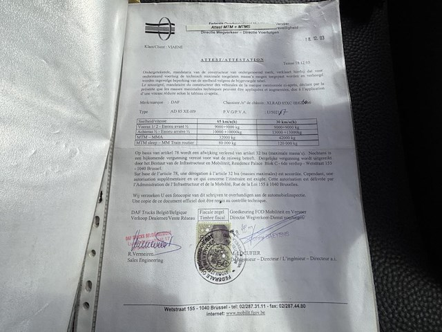 Daf cf85, 2004 - afbeelding 47 van  68