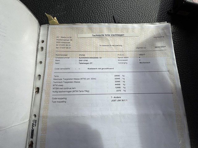 Daf cf85, 2004 - afbeelding 49 van  68