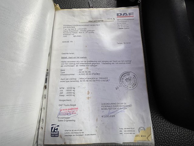 Daf cf85, 2004 - afbeelding 54 van  68