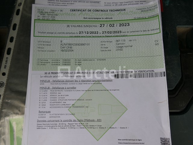 Daf containertruck (2004-576,578 km-vin:xlrat85xcoe628907) - afbeelding 28 van  50