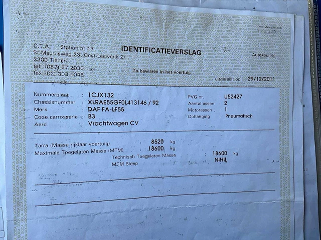 Daf fa lf55 koelvrachtwagen - afbeelding 25 van  33