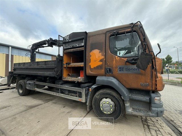 Daf lf55 vrachtwagen – brand-, rook- en/of waterschade - afbeelding 4 van  17