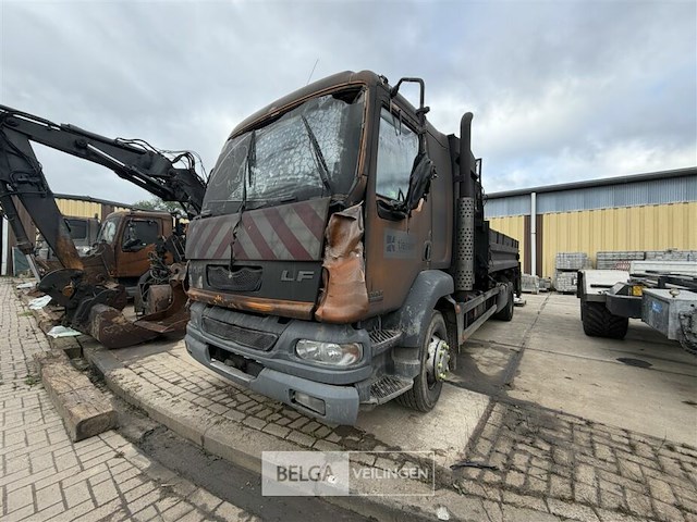 Daf lf55 vrachtwagen – brand-, rook- en/of waterschade - afbeelding 1 van  17