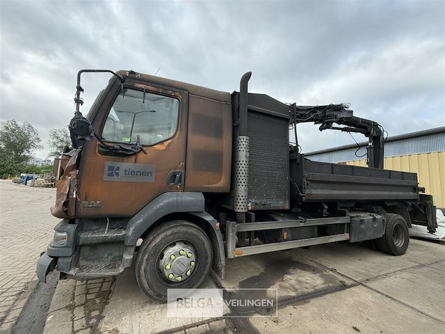 Daf lf55 vrachtwagen – brand-, rook- en/of waterschade - afbeelding 10 van  17