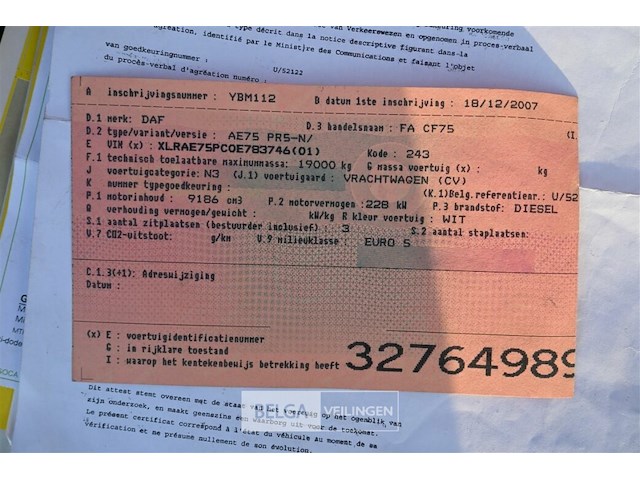 Daf vrachtwagen met laadkraan - afbeelding 19 van  38