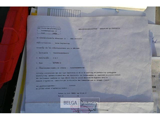 Daf vrachtwagen met laadkraan - afbeelding 21 van  38