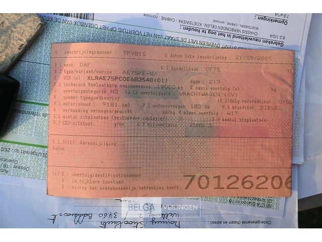 Daf vuilnisophaalwagen - afbeelding 6 van  27