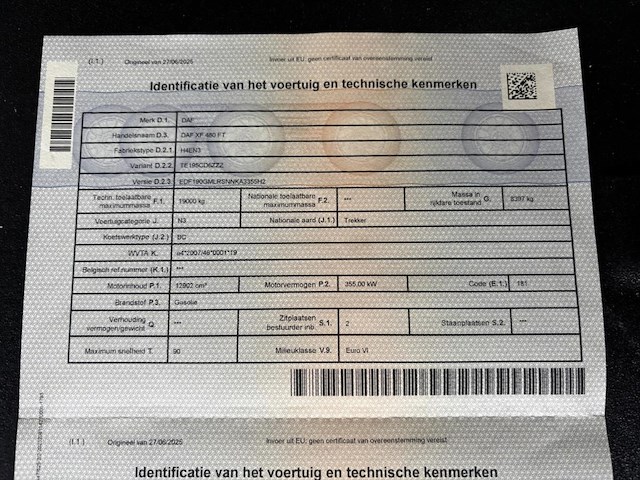 Daf xf 480 ft, 2016 - afbeelding 17 van  27