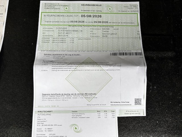 Daf xf 480 ft, 2016 - afbeelding 18 van  27