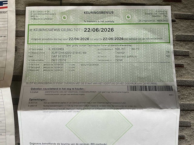Daf xf 510 ft vrachtwagen - afbeelding 43 van  45