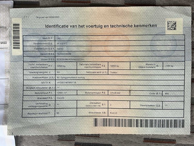 Daf xf 510 ft vrachtwagen - afbeelding 44 van  45