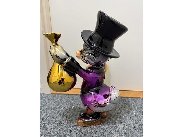 Dagobert duck - bling - decor object - afbeelding 4 van  6