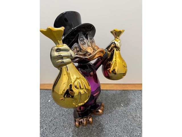 Dagobert duck - bling - decor object - afbeelding 5 van  6