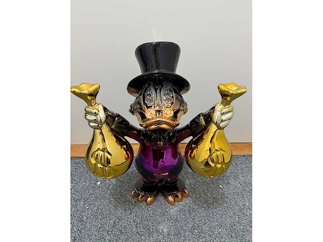 Dagobert duck - bling - decor object - afbeelding 6 van  6