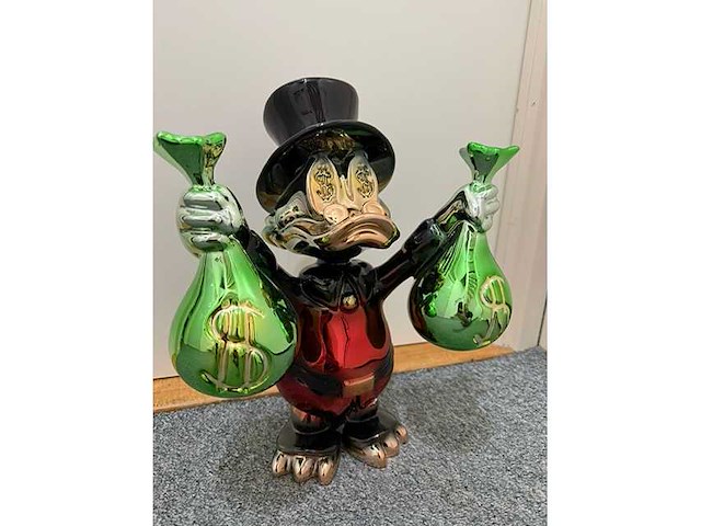 Dagobert duck - bling - decor object - afbeelding 2 van  5