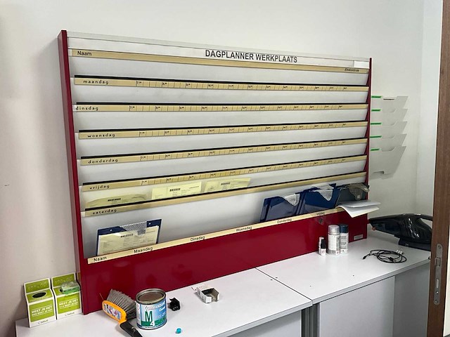Dagplanner werkplaats - afbeelding 1 van  4