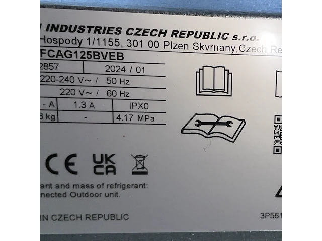 Daikin airco met buitenunit, bouwjaar 01/2024 - afbeelding 14 van  15