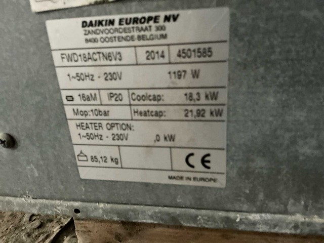 Daikin filteronderdeel - afbeelding 8 van  8
