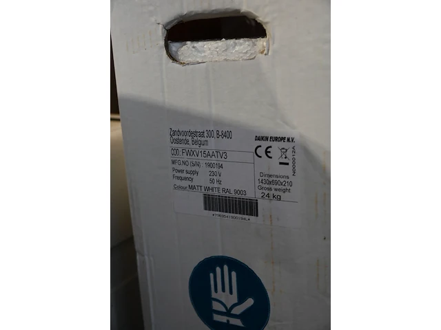 Daikin fwxv15aatv3 - afbeelding 3 van  3