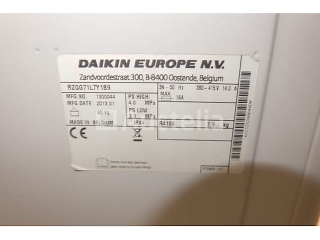 Daikin rzq71l7y1b9 warmtepomp - afbeelding 2 van  5