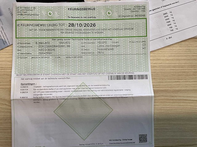 Daily 35s16 lichte vrachtwagen iveco - afbeelding 26 van  33