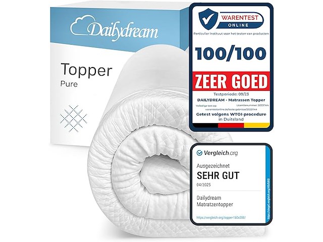 Dailydream visco-elastische matrastopper (90 x 200 x 5cm) - afbeelding 1 van  3