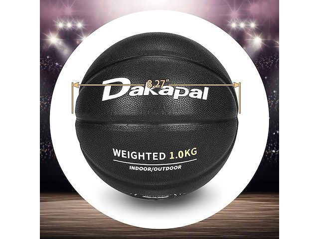 Dakapal gewogen trainingsbasketbal 1kg - afbeelding 1 van  3