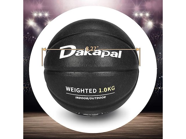 Dakapal gewogen trainingsbasketbal 1kg - afbeelding 1 van  3