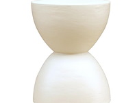 Dakar bijzettafel 40 cm in kalkmortel - afbeelding 1 van  2