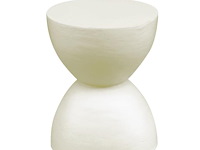 Dakar bijzettafel 40 cm in kalkmortel - afbeelding 2 van  2