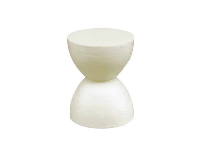 Dakar bijzettafel 40 cm in kalkmortel - afbeelding 2 van  2