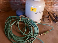 Dakbrander met gasslang