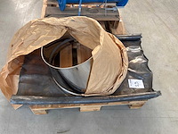 Dakdoorsteek rvs diameter 40 cm - afbeelding 2 van  2