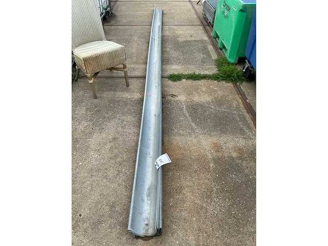 Dakmateriaal, zinken regewater afvoergoot (4x) - afbeelding 2 van  3