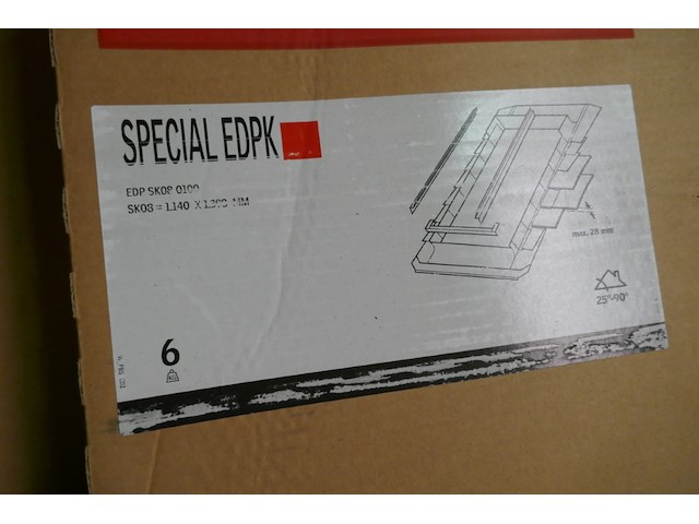 Dakraam met gootstuk velux - afbeelding 4 van  5