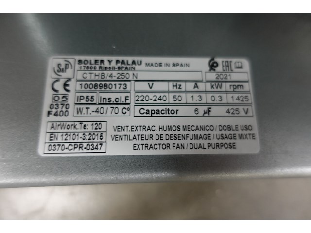 Dakventilator soler & palau - afbeelding 4 van  4