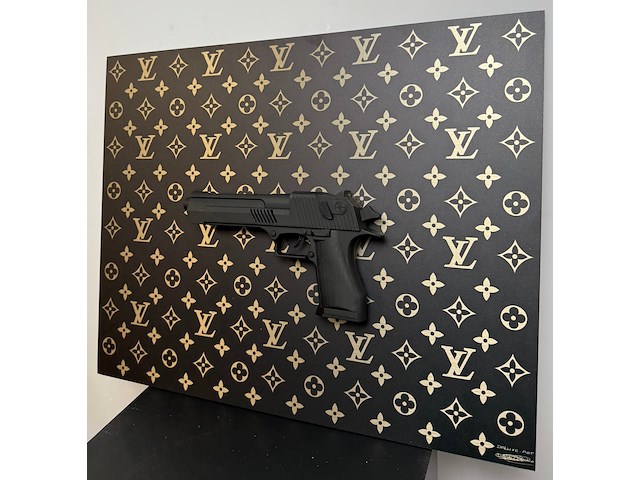 Daluxe art - 1999 - luxe pistool goud/zwart - afbeelding 3 van  8