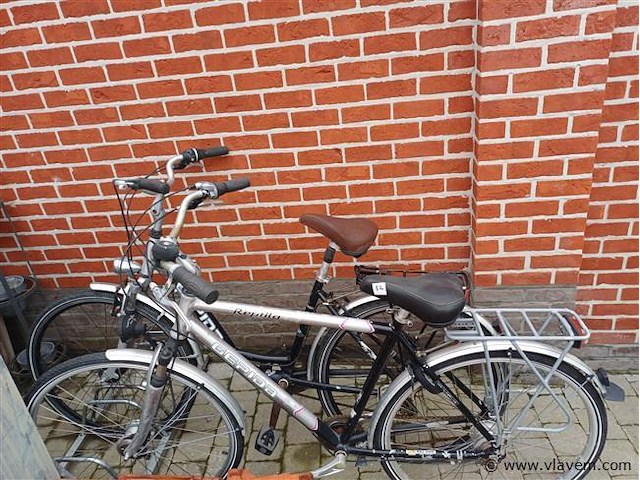 Dames- en herenfiets - afbeelding 1 van  1