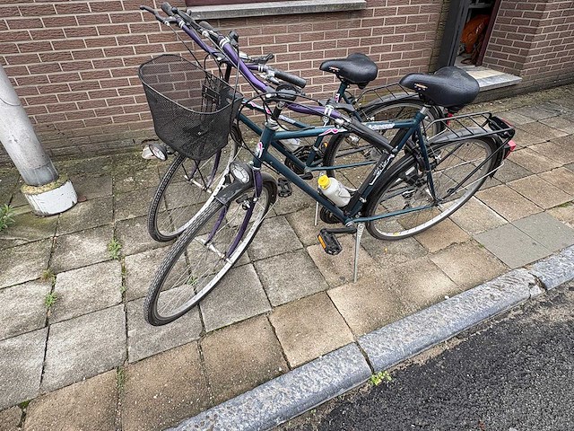 Dames en herenfiets - cycling (2x) - afbeelding 2 van  9