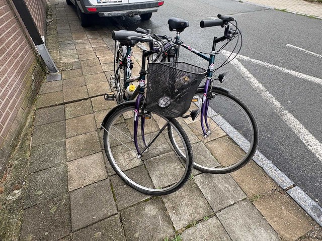 Dames en herenfiets - cycling (2x) - afbeelding 4 van  9