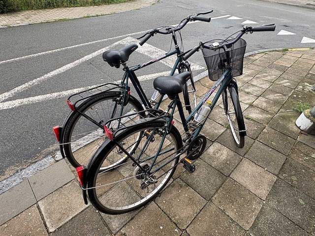 Dames en herenfiets - cycling (2x) - afbeelding 7 van  9