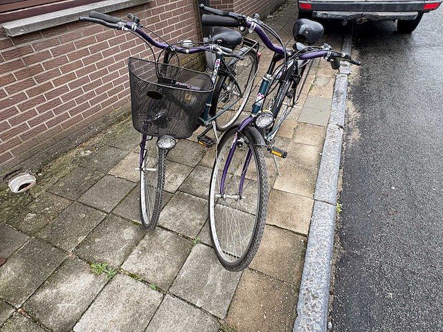 Dames en herenfiets - cycling (2x) - afbeelding 3 van  9