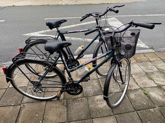 Dames en herenfiets - cycling (2x) - afbeelding 6 van  9