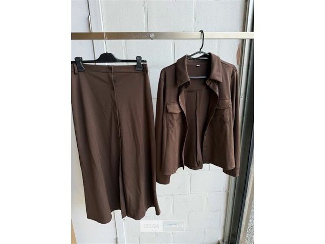 Dames set blazer + rok maat l - afbeelding 2 van  3