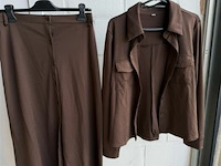 Dames set blazer + rok maat l - afbeelding 2 van  3