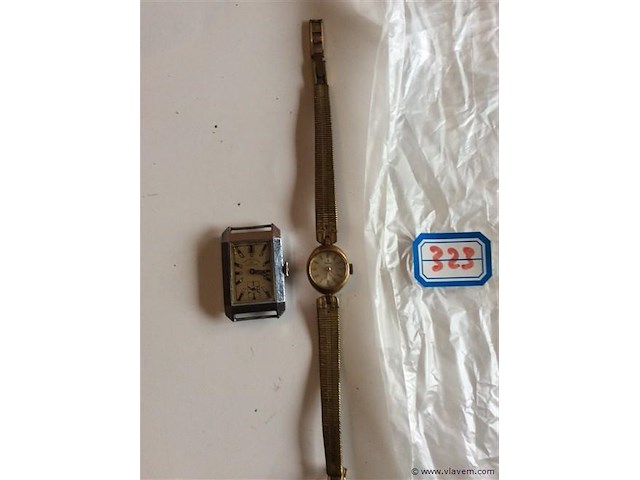 Dames uurwerk 2stuks - afbeelding 1 van  3