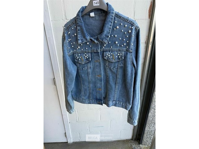 Dames vest jeans maat l - afbeelding 1 van  3