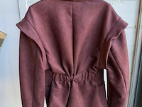 Dames winterjas suede maat m - afbeelding 3 van  3