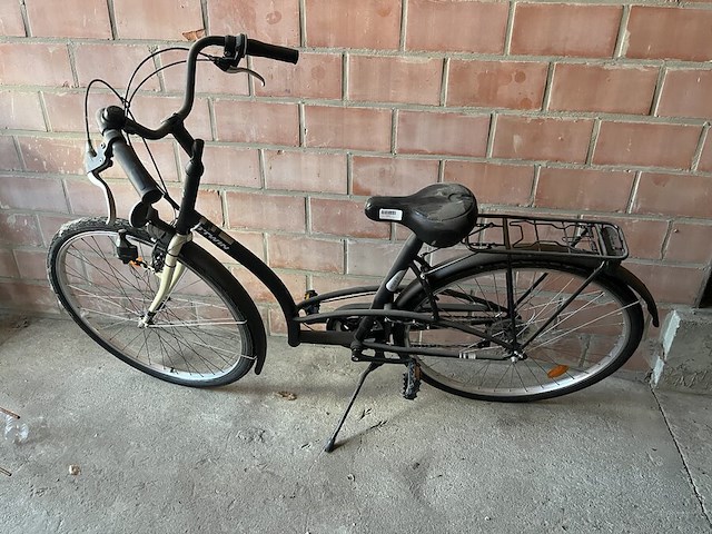 Damesfiets btwin zwart - afbeelding 1 van  1